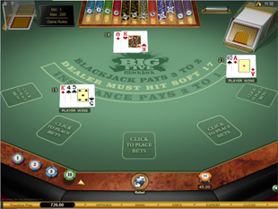 Multi-hand Big Five Blackjack